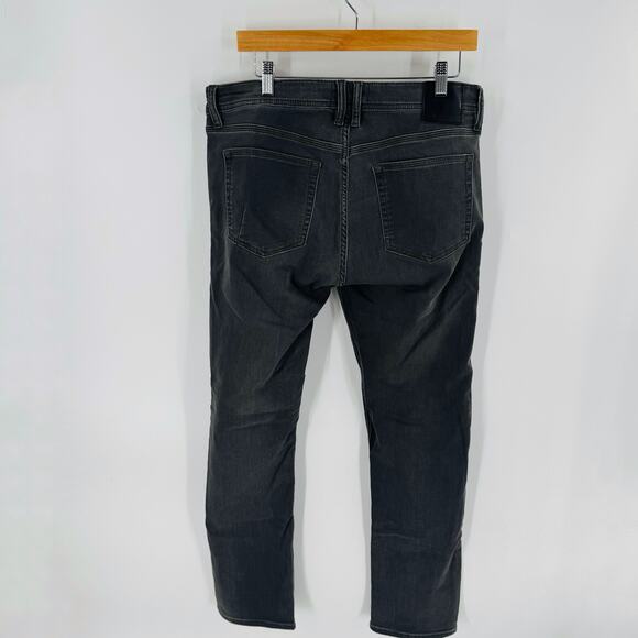 TD Apparel Blank NYC Wooster Jeans Slim Straight Dark Charcoal Tactical 5-Pocket - Picture 2 of 8